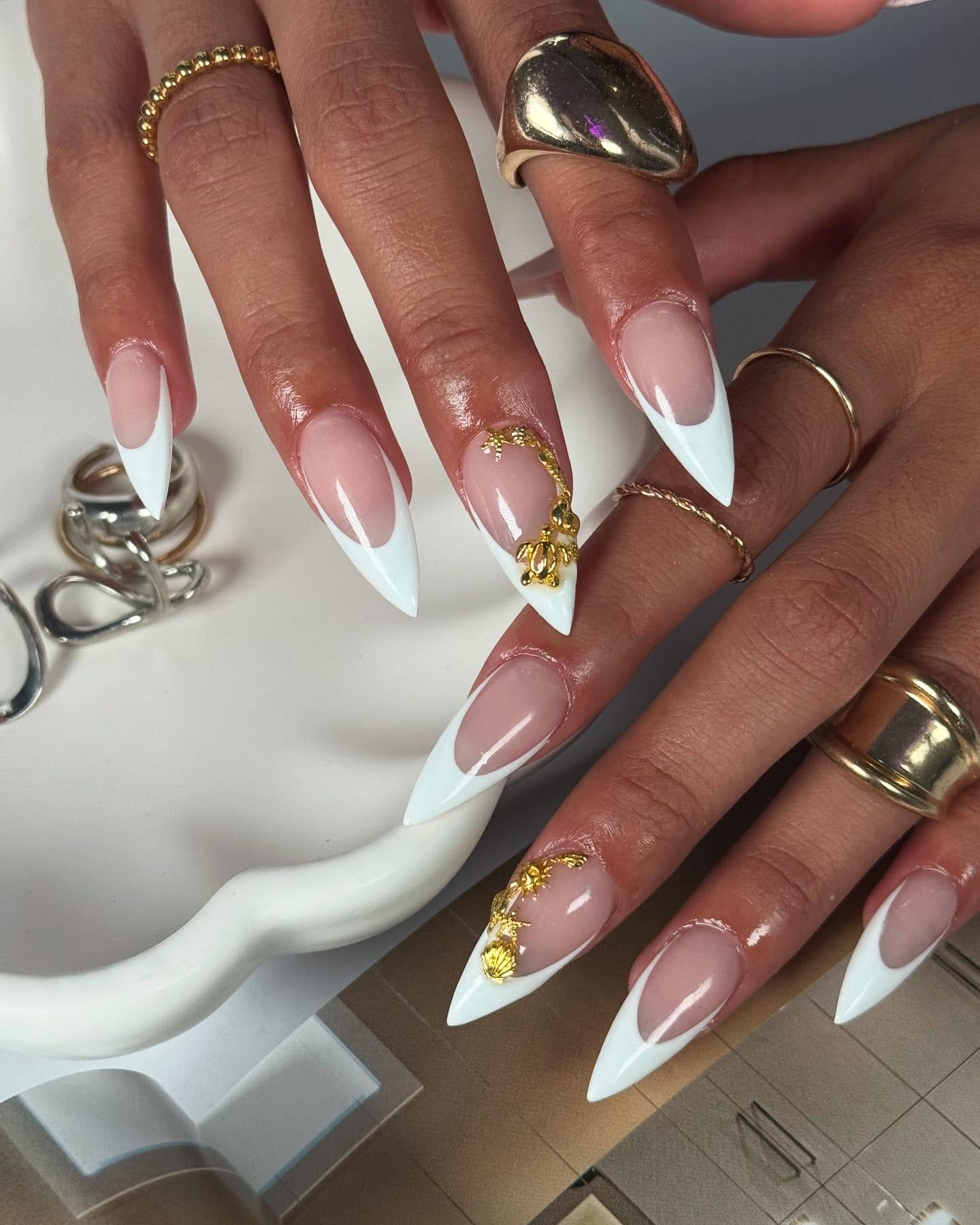 Nail technician at work — A-List Nails Orlando FL 32819